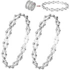 925 Sterling Silver Cz Retractable Telescopic Ring 2 In 1 Ring Bracelet Bangle 2