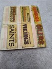 Vintage 1970s Nfl Football Patches Saver Book Coloring Book Stickers Teams Logos
