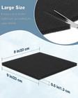 Pawfly 2 Pack Aquarium Bio Sponge Filter Media Pad  40 Ppi Foam Black 