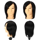 Mannequin Head Hairdresser Training Doll Hairdressing Practice Tool Pvc Dyeing