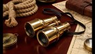 Nautical Captain s Solid Brass Binoculars 6 Inches Rustic Vintage Home Decor Gif