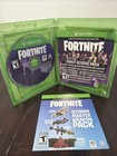 Fortnite  xbox One  2017  Video Game   Inserts  no Codes  Purple Case  Tested