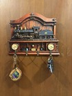 Key Hanger Victorian Style Train Key Hook Wooden Multifunctional Home Key Rack 