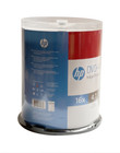 100 Hp Blank 16x Dvd Dvd-r Branded Logo 4 7gb Media Disc Spindle Cake Box
