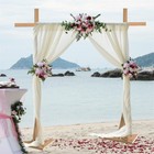 9 8x9 8ft Wooden Wedding Arch For Ceremony Rustic Square Gorgeous Wedding Arbor