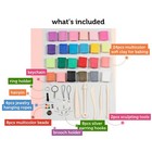 Incraftables Polymer Clay Kit 24 Colors  Soft Oven Bake Modeling Clay Blocks