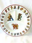 Tiffany   Co Child s Divided Dish And Cup Alphabet Bears 1994 Japan With Box