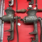 Vintage Huge Lot Of 9 1950s Meat Grinders Different Conditions 