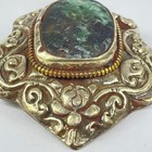 Tibetan Stone Repouss   Pendant