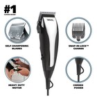 Wahl Chrome Pro  Corded Hair Clipper Kit For Men Or Women  Black chrome