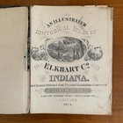 1874 Illustrated Historical Atlas Of Elkhart County Indiana Goshen Plat Maps  1