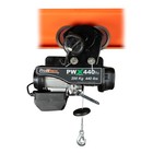 440 Lb 110v Electric Wire Rope Hoist 38 Ft  Wireless W  Power Trolley H1 Duty