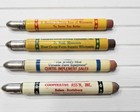 Vintage Bullet Pencils Lot Of 4 Advertising Variety Minesota -wisconsin Ag Seed