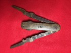 Very Rare Revolutionary War Era Brass Gang Button Mold By Josiah Miller-marked