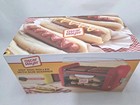 Oscar Mayer 8 Hot Dog Roller   Bun Toaster Oven Red Stainless Steel Grill