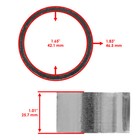 Exhaust Muffler Gasket For Yamaha 3yf-14755-00-00  34k-14714-00-00