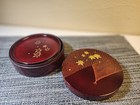 Vintage Otagiri Lacquerware Coaster Set Of 6 Plus Container Made In Japan