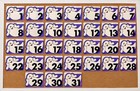 Vintage Classroom Calendar Date Cutouts Lot 22 Sets Seasonal Holiday Teacher