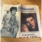 Elvis Presley Lot Vintage 1987 Newspaper   Sealed Private Life Of Elvis Book