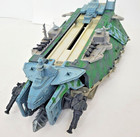 Vtg 1989 Mega Force Triax Goliath Mobile Battle Headquarters W  Breacher Kenner