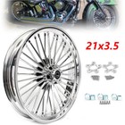 Touring Bagger 21  21x3 5 Fat Spoke Front Wheel Rim For Harley Road Glide Flhtc