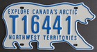 Bear - Northwest Territories Canada License Plate   2010  Choose One