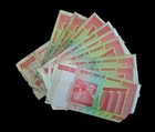 10 Pcs X Zimbabwe 100 Million Dollar Banknotes-2008 aa   Damaged Condition  
