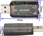 External 5 1 Usb Stereo Sound Card Usb 2 0 To 3d Audio Sound Card Adapter Vir   