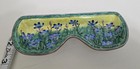 Vintage Hand Painted Kelvin Chen Enamel Blue Eyed Grass Eyeglass Holder