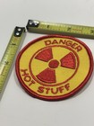 Vintage 1970s    danger Hot Stuff    3  Patch Humor Comedy Funny Joke Retro New