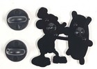 Mickey Mouse Enamel Pin  Steamboat Willie  Vintage Style black White Collectible