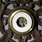 Antique Black Forest Foliate Carved Walnut Barometer C1890