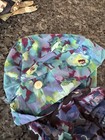 Lot Of 2 Care   Wear X N Natori Floral Scrub Caps Nurse Surgical Hat Scrub Cap 