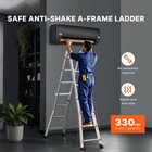 Uimoso Telescoping Ladder A Frame 15 Ft Extension Multi-function For Homework