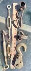 Outstanding 25 Pc Lot Of Antique   Vintage Metal Hooks clevises clamps Etc 