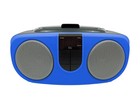 Sylvania Srcd243 Portable Cd Player With Am fm Radio  Boombox  blue 