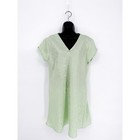 Vintage Jones Ny Women s Large Green Satin Floral Lingerie Chemise Dress