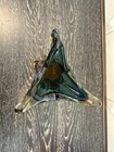 Vtg Murano Stretch Swung Art Glass Vase Mid Century Modern