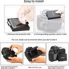 Camera Lcd Sun Shade Sun Hood Camera Lcd Viewfinder Professional Optical Sunshad