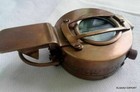 Brass Antique British Prismatic Military Vintage Ww2 Mark Ii Pocket Compass Gift