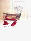 12  Hunting Bugle With Rope   Tassels - Brass Copper Horn Musical Instrument
