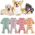 Cute Warm Knited Pet Dog Jumpsuit Pajamas Clothes Puppy Cat Sweater Coat Costume