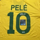 Pel   Signed Jersey Autographed Brazil Soccer Jersey  10 W  Coa