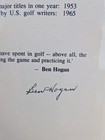Ben Hogan Signed Golf Titles Page Steve Grad Coa