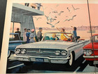 1960 Chevrolet Impala And Corvair - Vintage Chevy Print Ad   Garage Wall Art