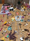 Huge Rare Antique True Vintage Costume Jewelry Estate Lot 375 Pieces