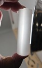 680ct 123g 22 8mm Thick White  colorless  Sapphire Lab Corundum Rod Facet Rough 