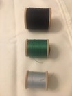 Lot Of Vintage Wooden Sewing Thread Spools