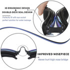 Clear Comfortable Swimming Goggles Uv- Anti-fog Swim Glasses Mirror Adult   Kids
