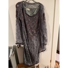 Scala Gray Pink Beaded Midi Dress Jacket Set L Formal Wedding Evening